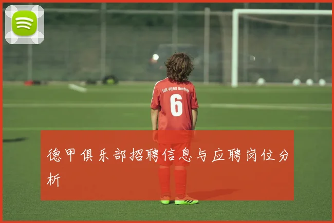 德甲俱乐部招聘信息与应聘岗位分析